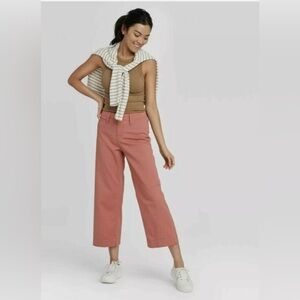 A New Day Women’s  Brown High Rise Pants Size 4